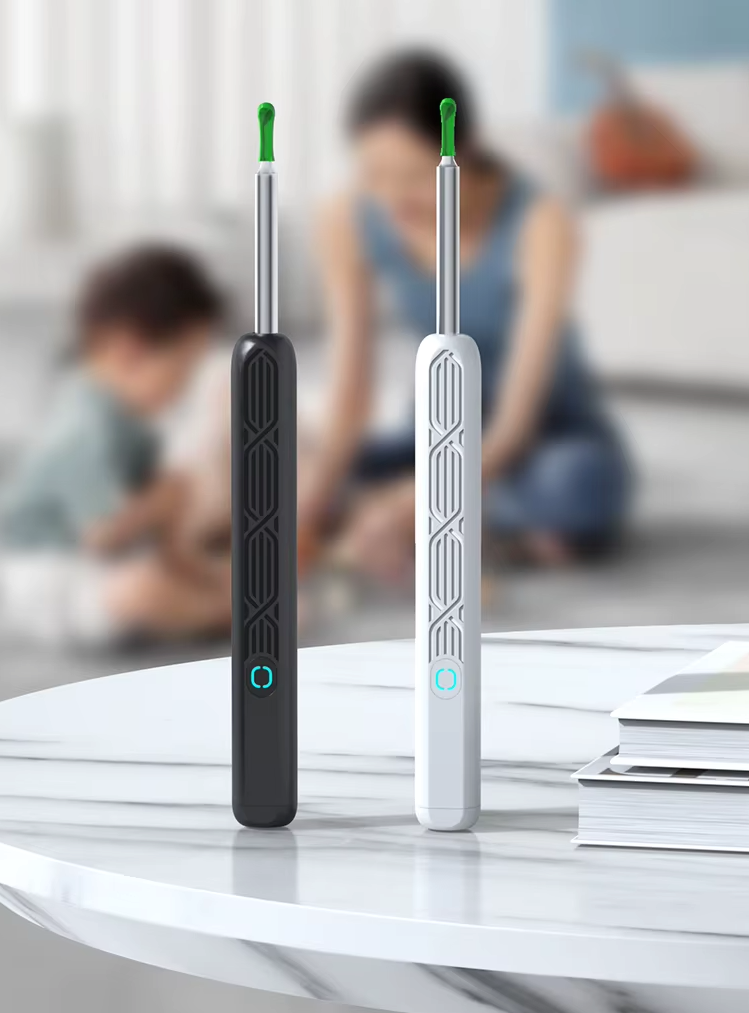 EarClear™ HD – Bezprzewodowy Inteligentny Czyścik do Uszu z Kamerą 1080p WiFi